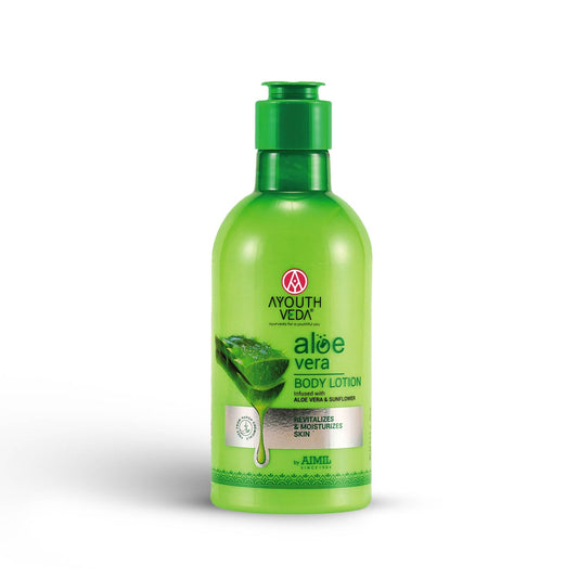 Aloe Vera Body Lotion | Hydrating & Revitalizing Moisturizer with Aloe Vera & Sunflower for All Skin Types | Non-Greasy, Nourishing Lotion for Soft, Smooth Skin – 250ml 250ml