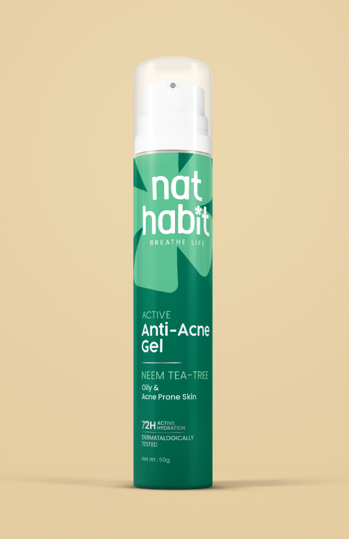 Active Anti-Acne Neem TeaTree Gel Moisturiser 50g-v1