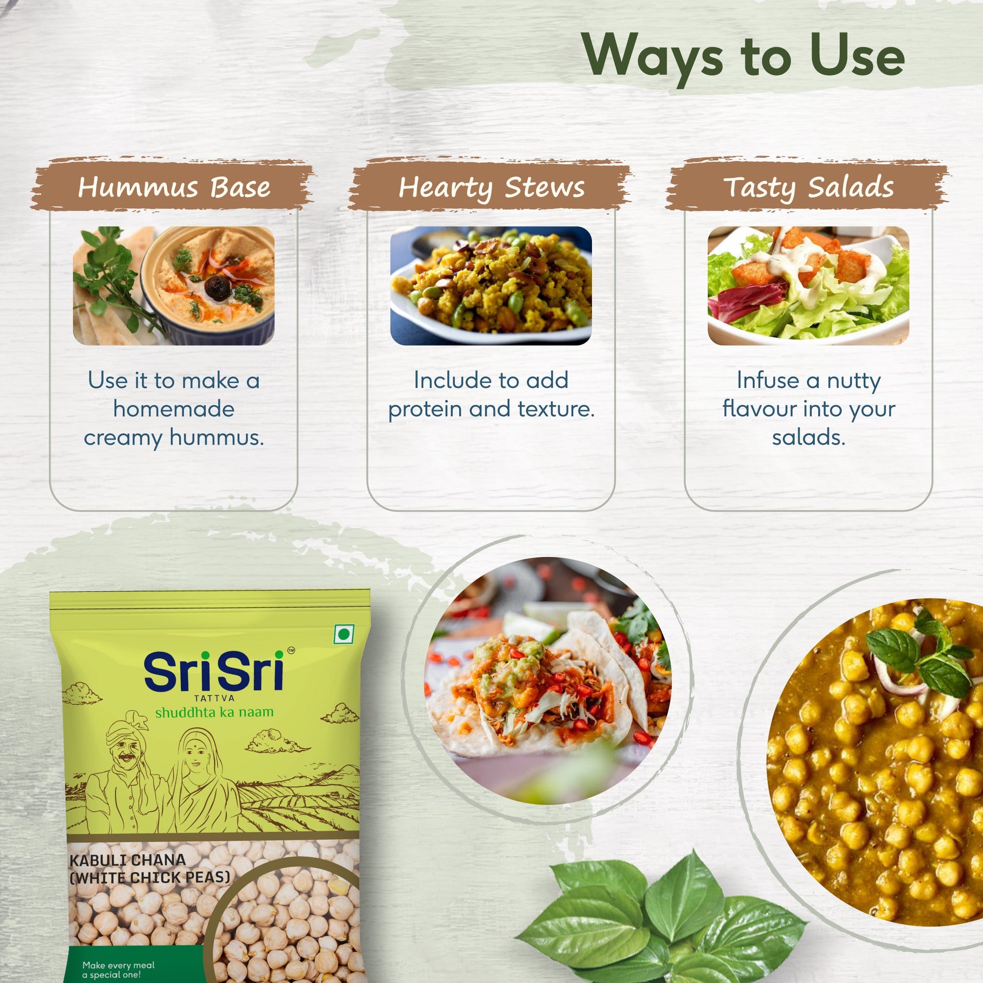 Kabuli Chana (White Chick Peas), 1 kg 1kg