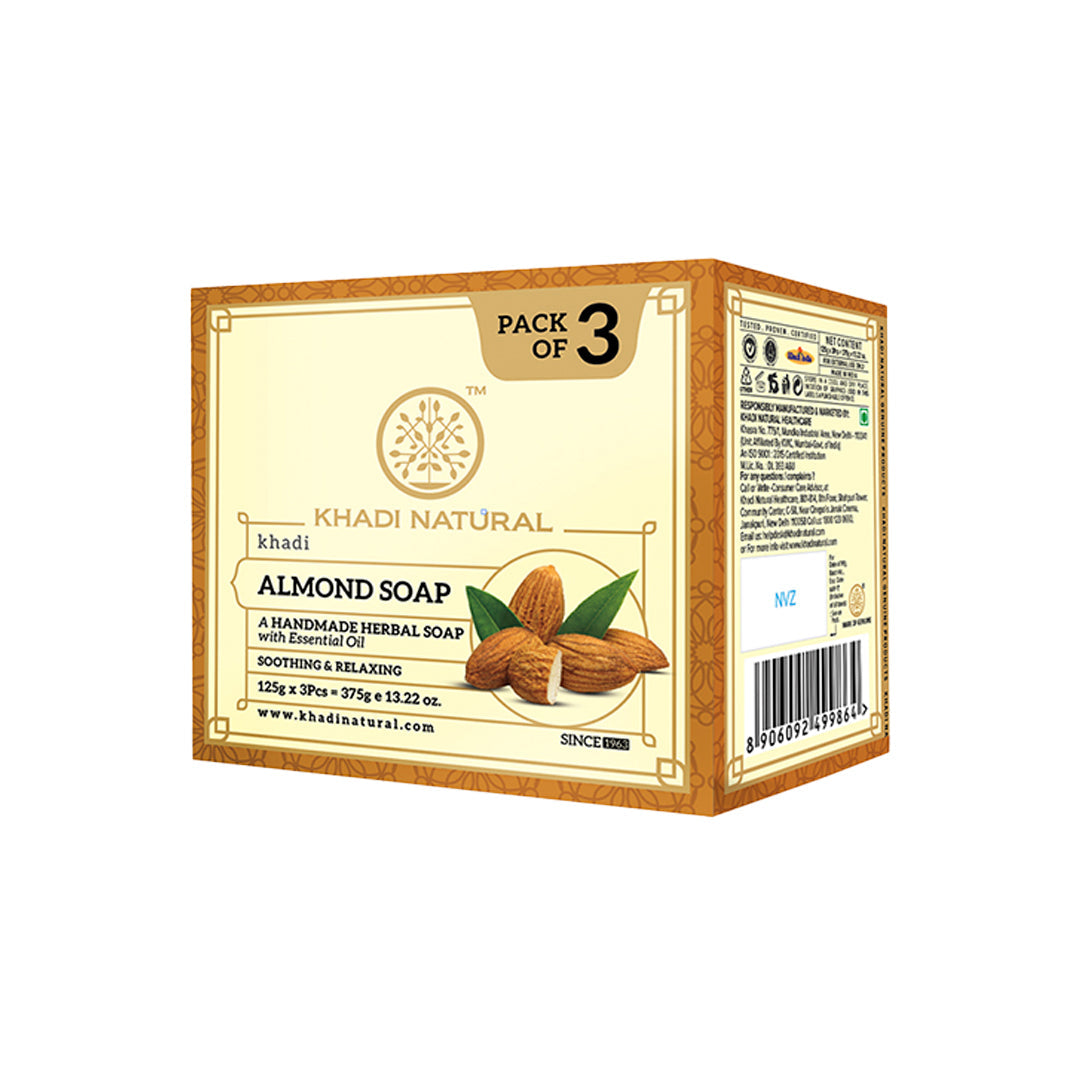 Almond Soap Combo Pack Of 3 125gm Each