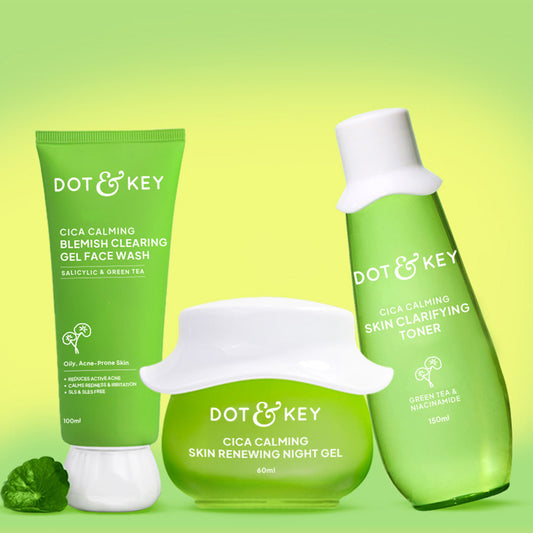 【Dot & Key】 Acne Control CTM Night Care Regime｜ニキビコントロール CTMナイトケアセット｜310ml