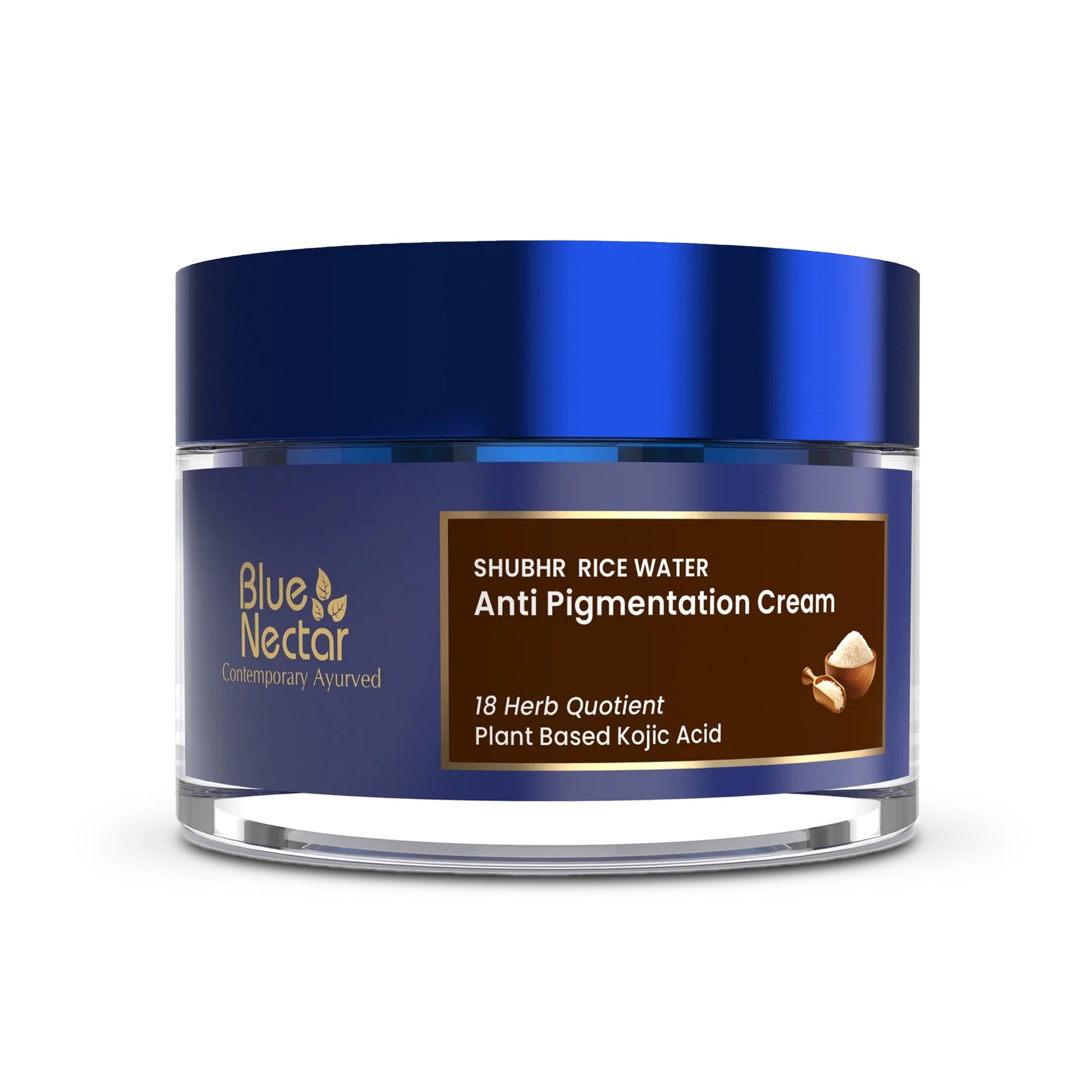 2% Kojic Acid Face Cream for Pigmentation with Mushroom & Rice Water (18 Herbs, 50g) (Women) 50g