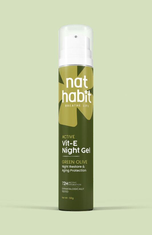 Active Olive Vit-E Night Gel Moisturiser 50g-x2