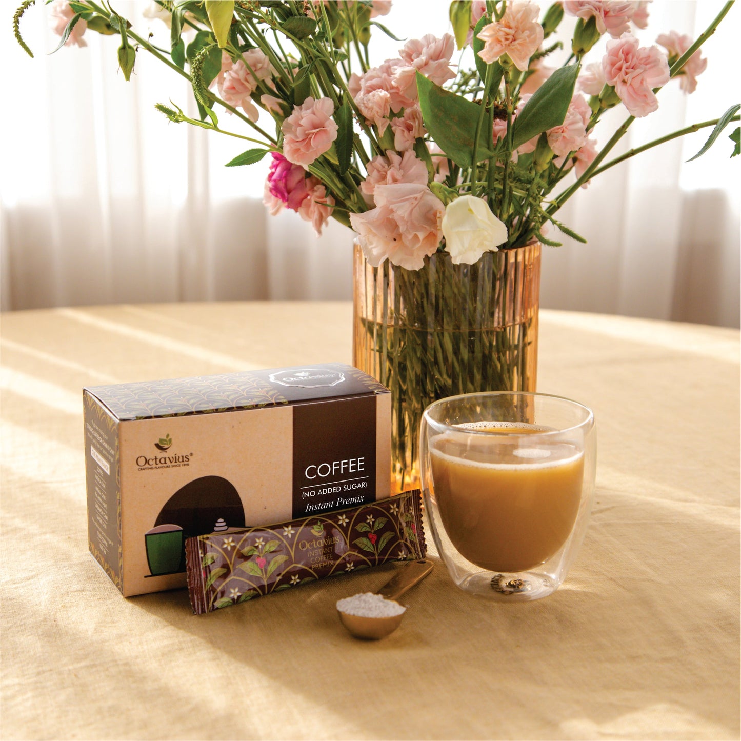 Instant Coffee Premix - 15 sachets ( No Added Sugar ) 15sachets