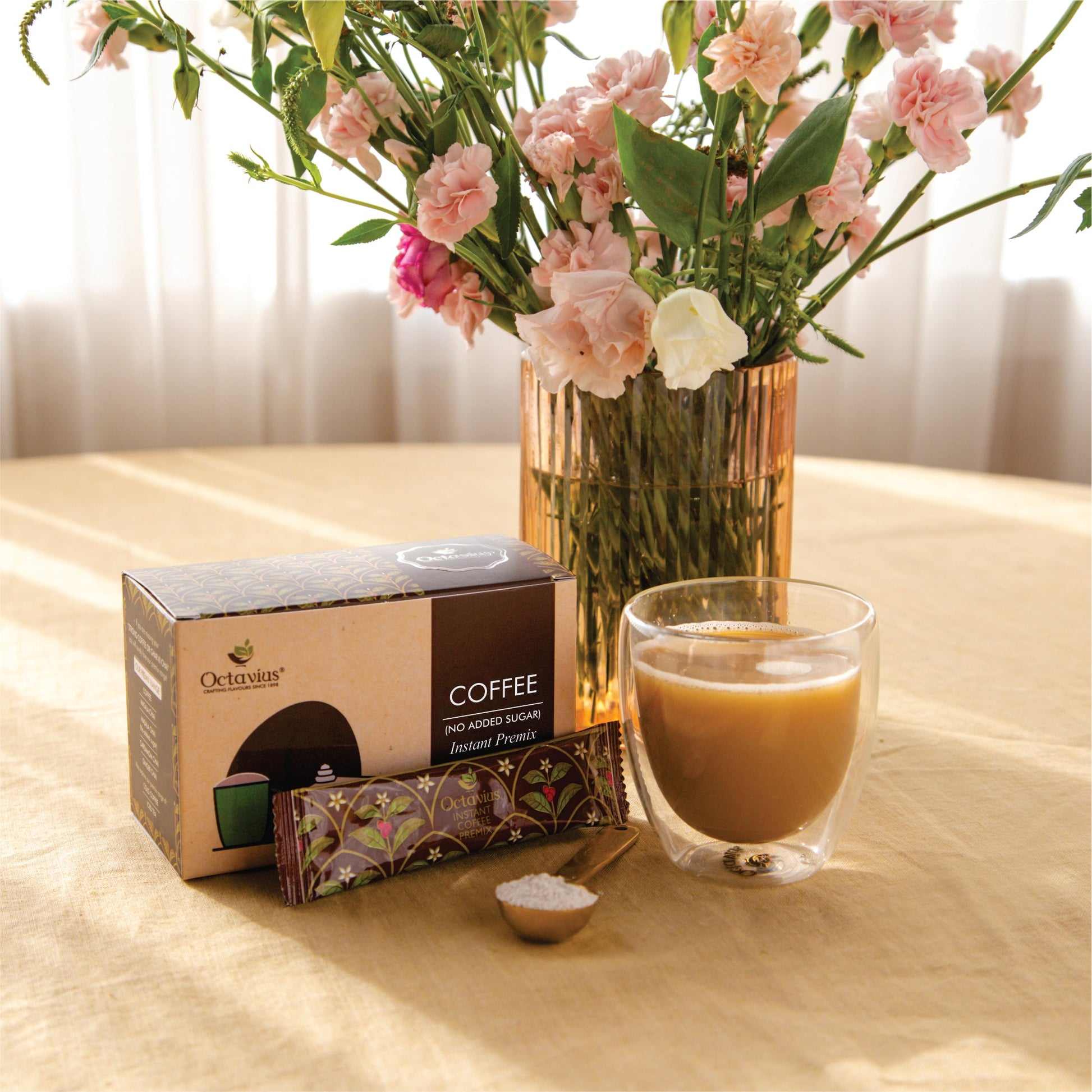 Instant Coffee Premix - 15 sachets ( No Added Sugar ) 15sachets