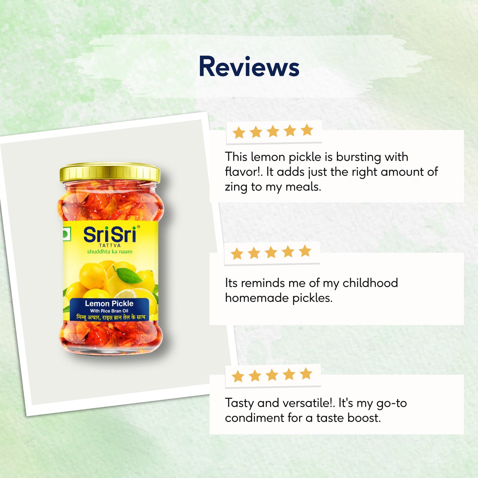 Lemon Pickle - Rice Bran Oil, 300 g 300g
