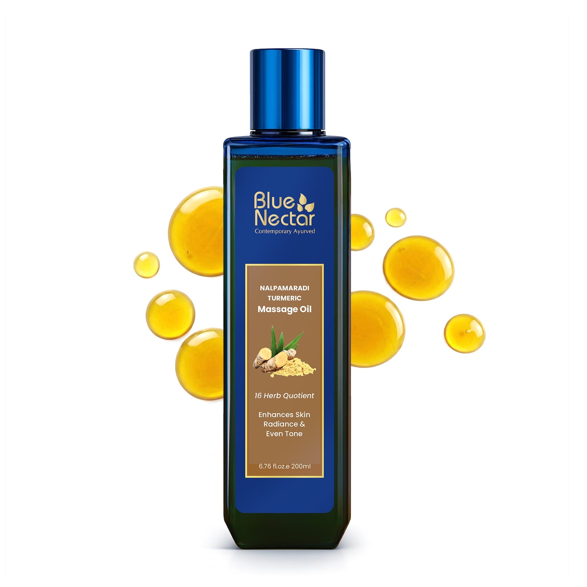 Nalpamaradi Thailam - Skin Brightening Oil with Turmeric for Body and Face (16 herbs) 100ml