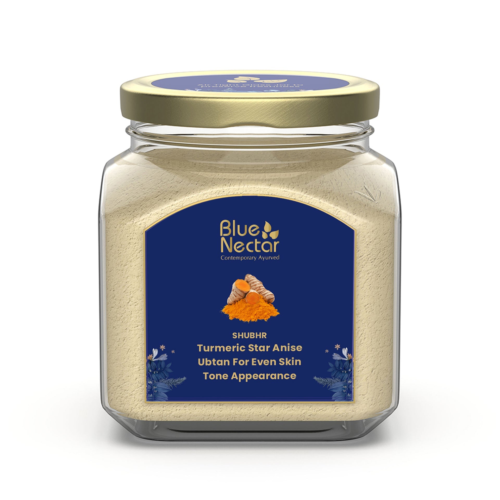 Turmeric Ubtan Powder Face Pack for Glowing Skin (9 herbs, 100 g + 15 g Free) 100g