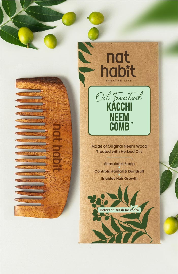 Kacchi Neem Bounce Comb 2個セット