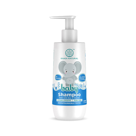 Baby Hair Cleanser Made with Rice and Triphala, Tear-free Baby Shampoo 200ml