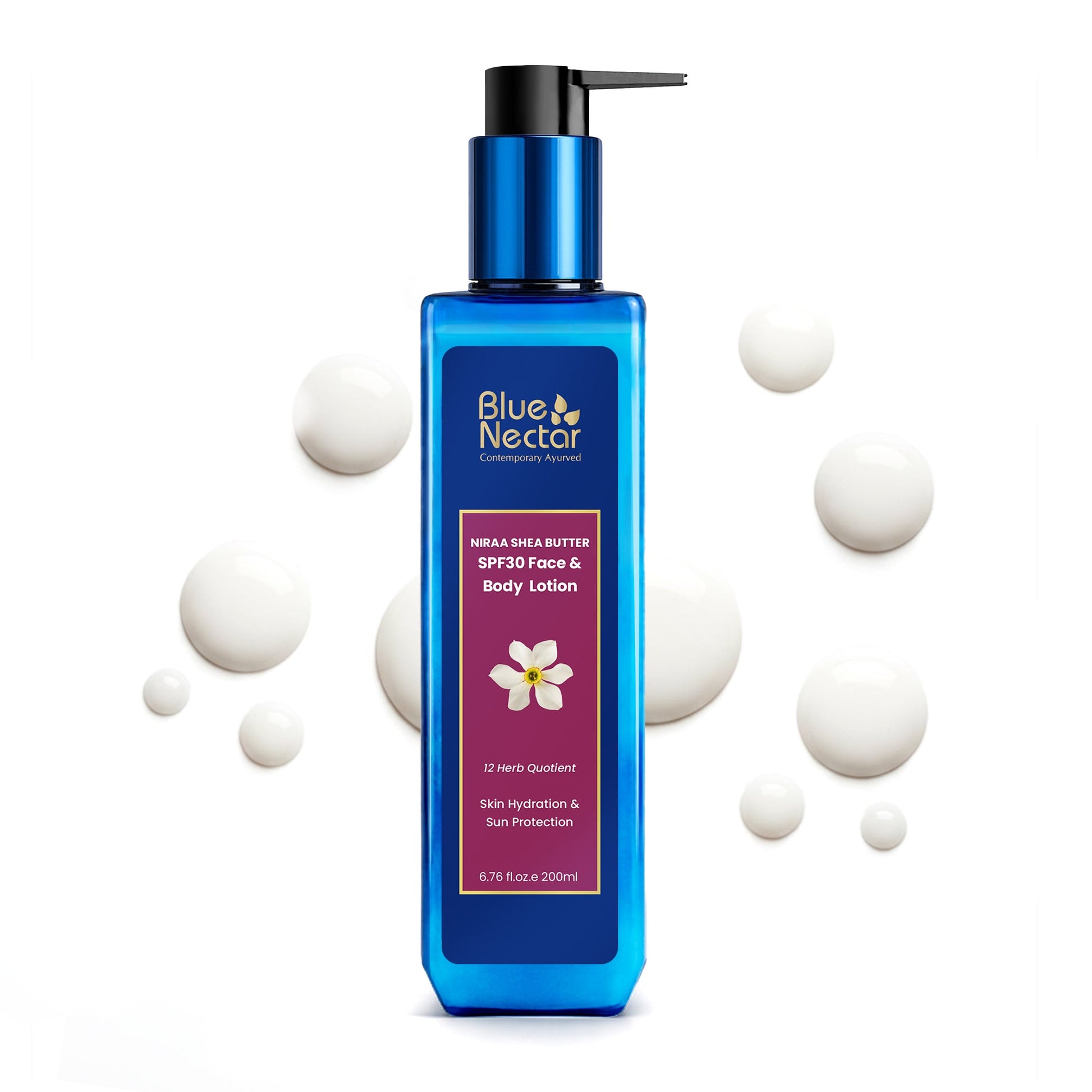 Niraa Shea Butter SPF 30 Face & Body Sunscreen Lotion (12 Herbs) 200ml