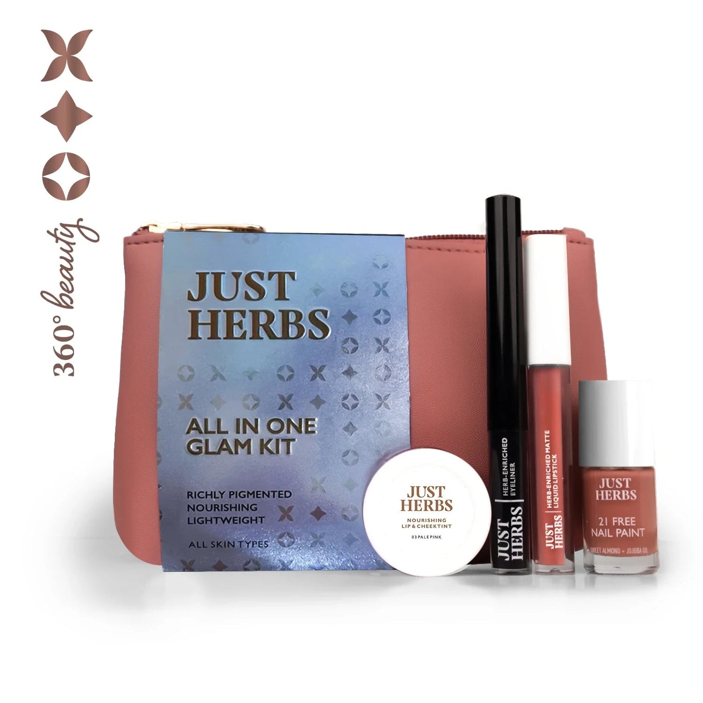 【Just Herbs】 All in One Glam Kit｜オールインワン グラム キット