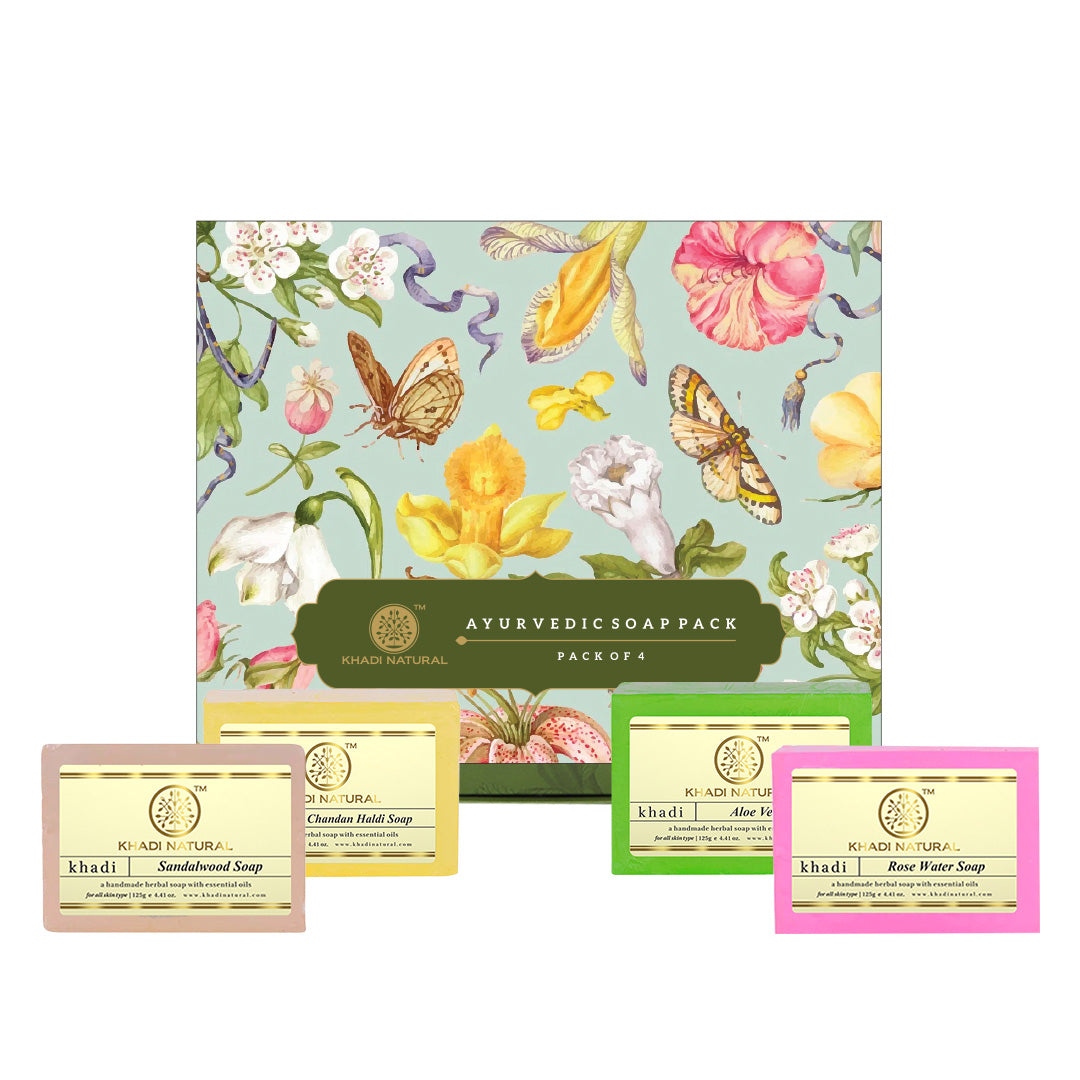 Ayurvedic Soap Kit Combo Pack Of 4 100gm Each