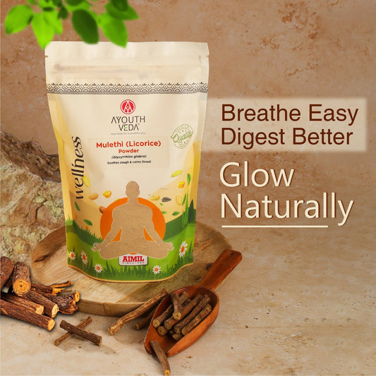 Mulethi (Liquorice) Powder- For Respiratory and Digestive Wellness Net Qty: 200g 200g