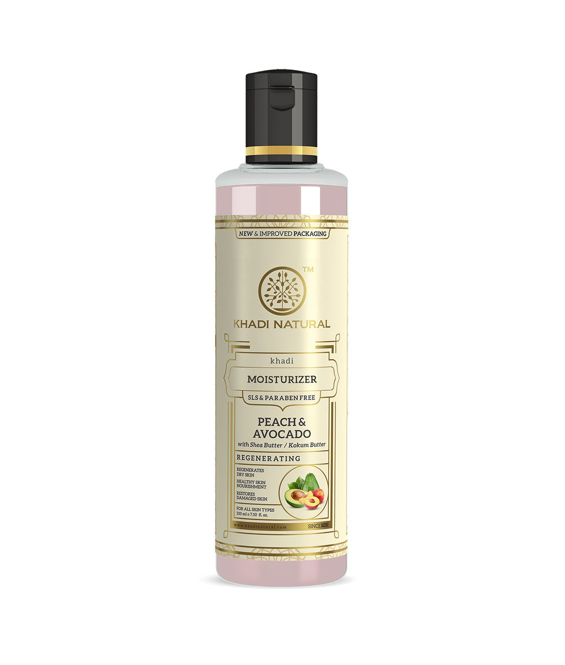 Peach Avocado Moisturizer with SLS & Paraben Free 210ml