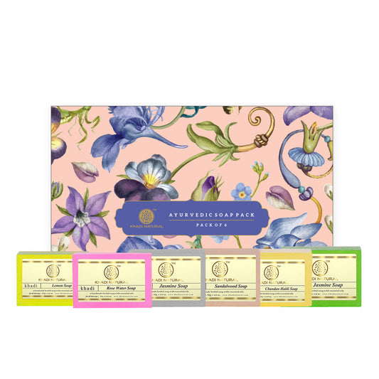 Ayurvedic Soap Kit Combo Pack Of 6 50gm Each