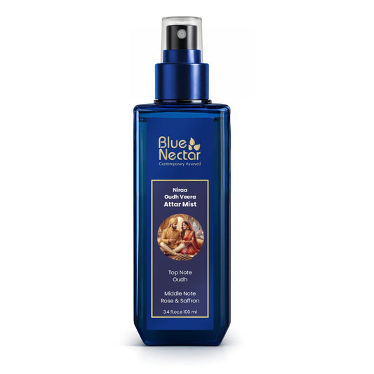 【Blue Nectar】 Niraa Woody Oudh Body Mist for Hydrating and Scenting the Skin｜ニラー ウッディウード ボディミスト｜140g