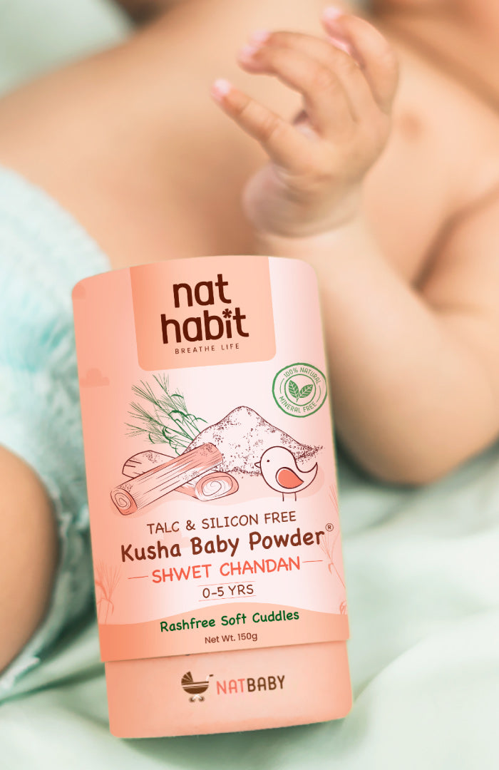 Kusha Baby Powder - Shwet Chandan 150g × 2