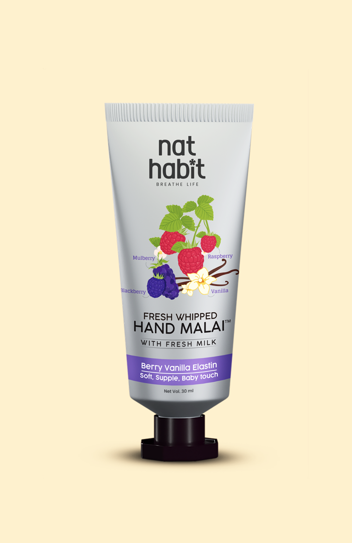 Berry Vanilla Elastin Hand Malai 30ml × 1