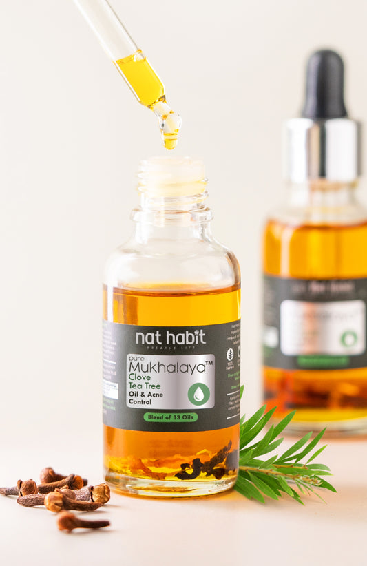 Pure Clove Tea Tree Mukhalaya Face Oil 30ml