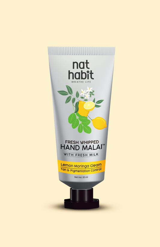 Lemon Moringa Hand Malai 30ml × 2