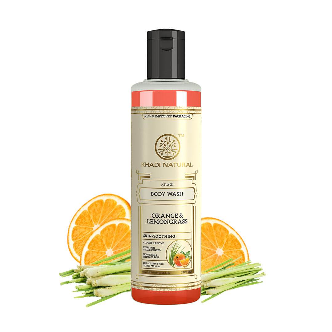 Orange and Lemongrass Body Wash 210ml