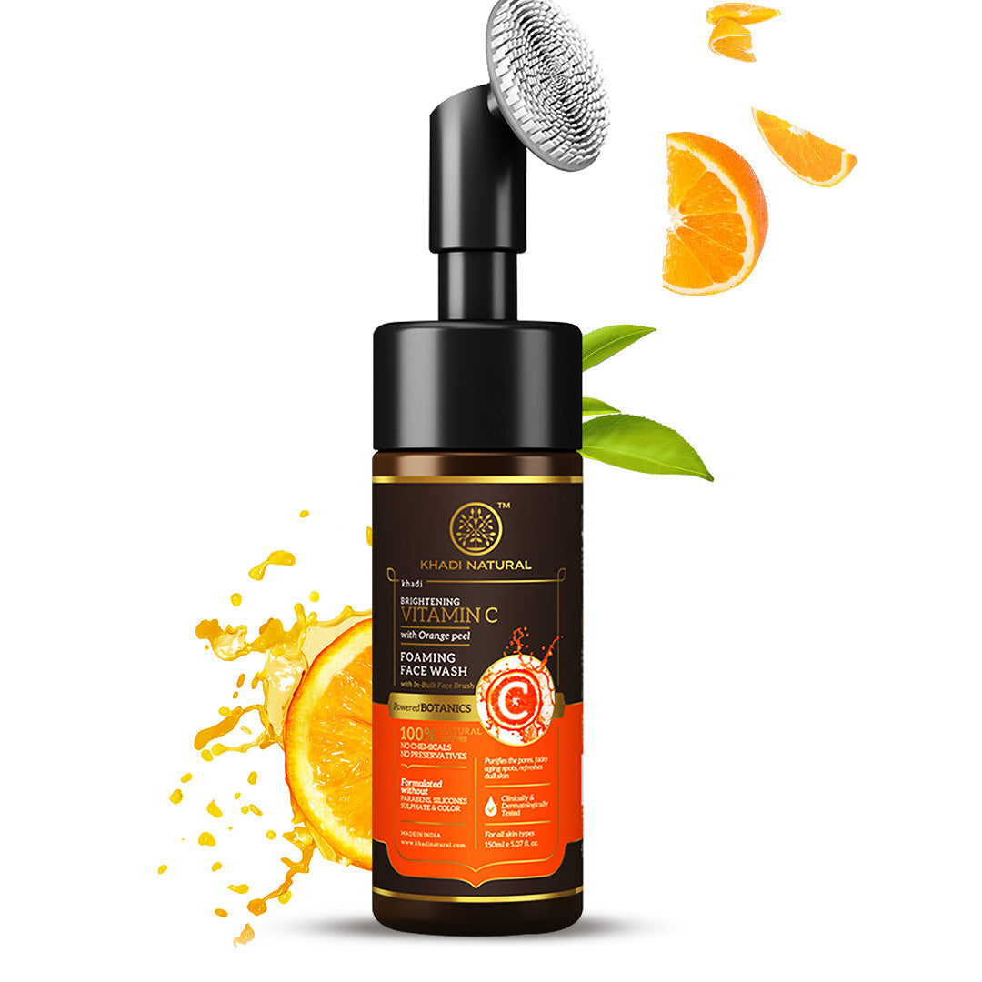 Vitamin C Foaming Face Wash Within - Built Face Brush 150ml