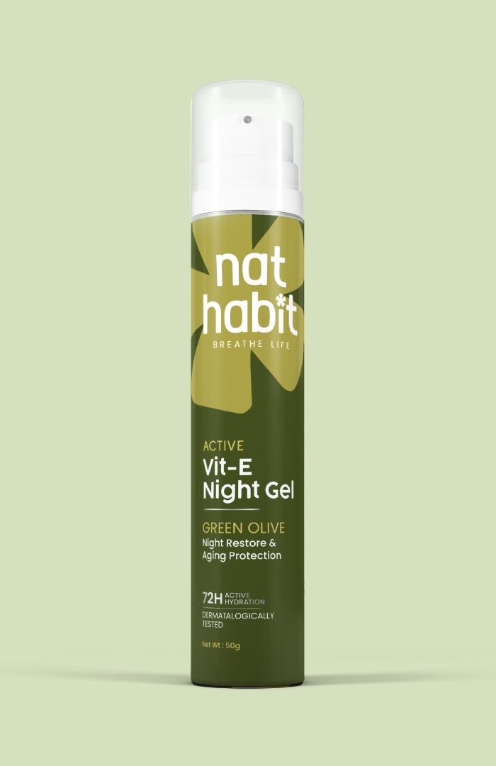 Active Olive Vit-E Night Gel Moisturiser 50g-x1