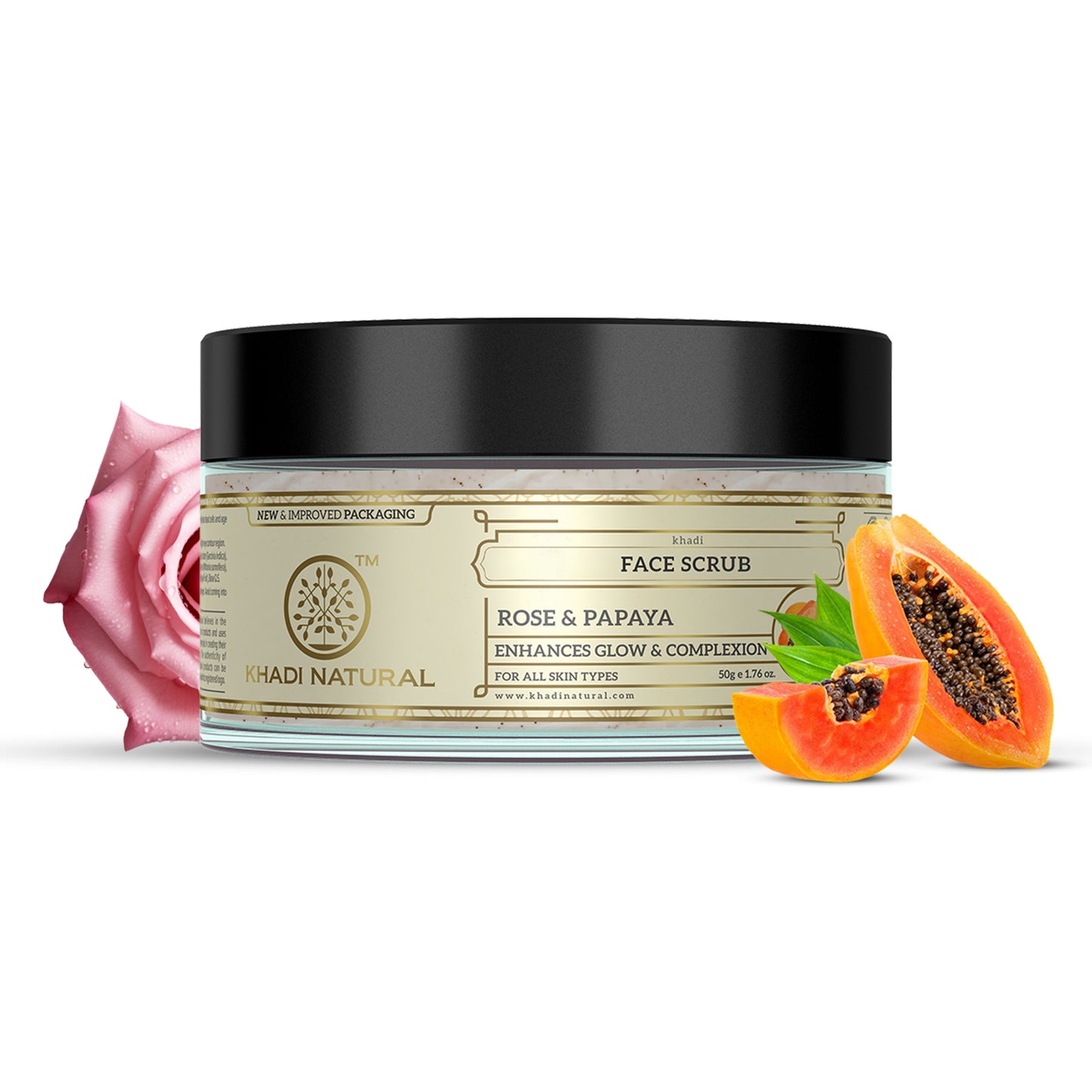Rose & Papaya Face Scrub 50gm
