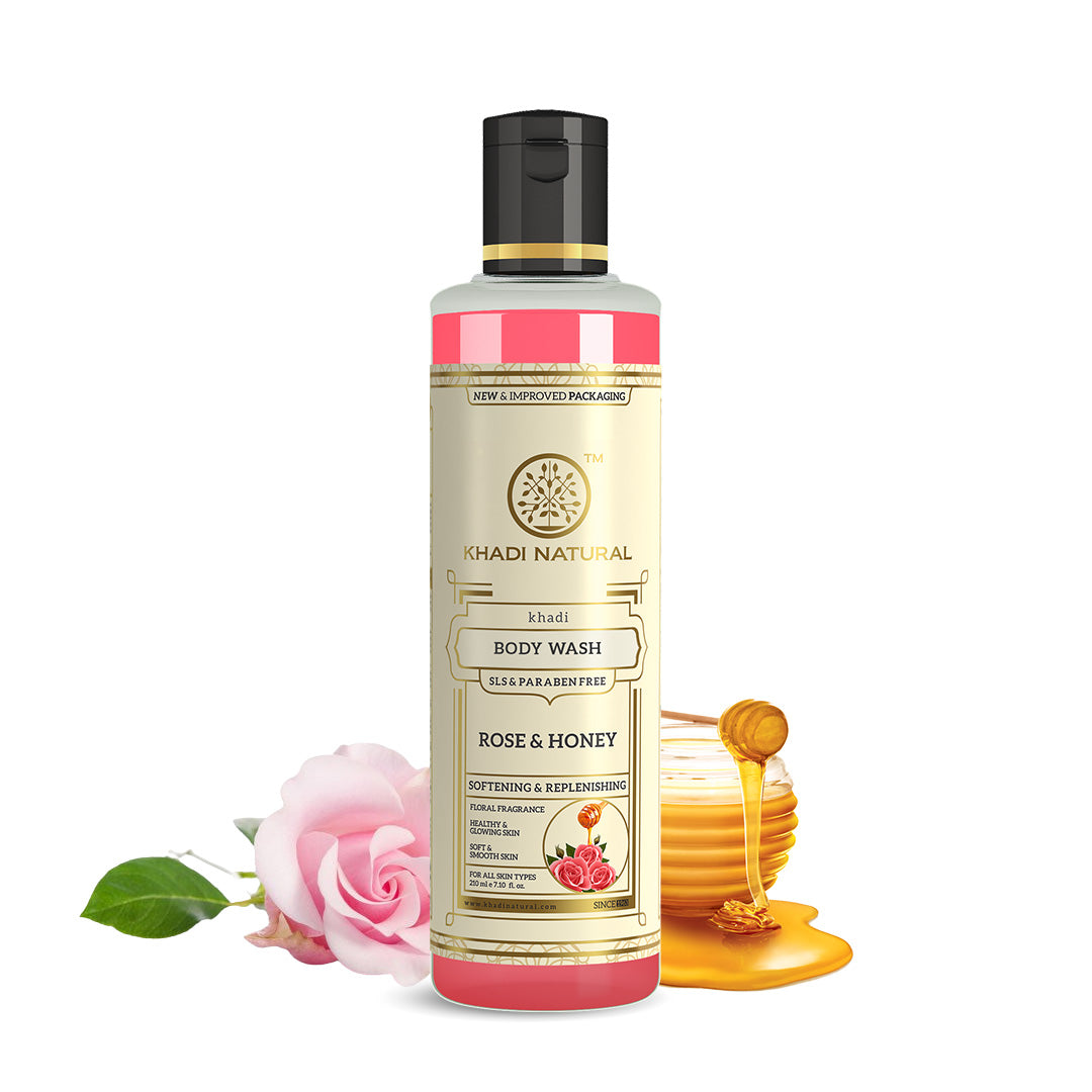 Rose & Honey Body Wash SLS & Paraben Free 210ml