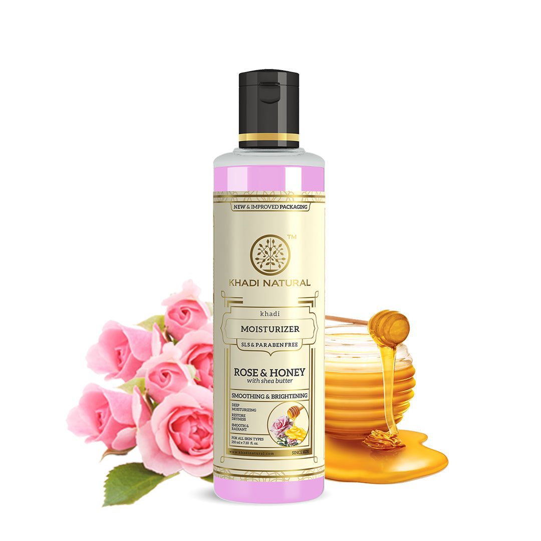 Rose & Honey Moisturiser SLS & Paraben Free 210ml
