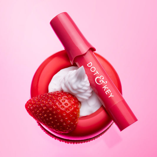 【Dot & Key】 Meltie Lip Balm In-Vivo Tested SPF 50+ PA+++ Strawberry Glaze