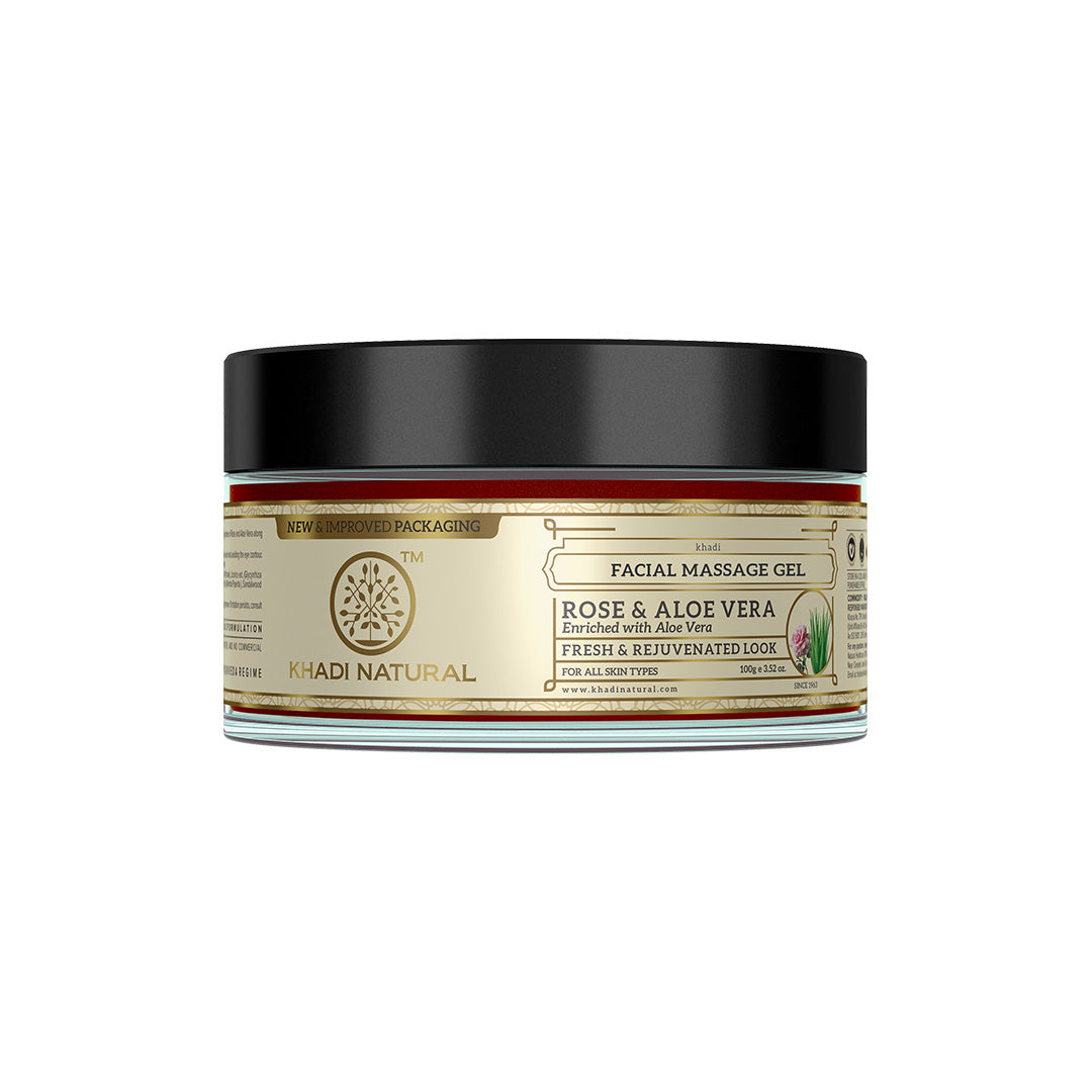 Rose Aloe Vera Face Massage Gel Combo Pack Of 2 100gm Each