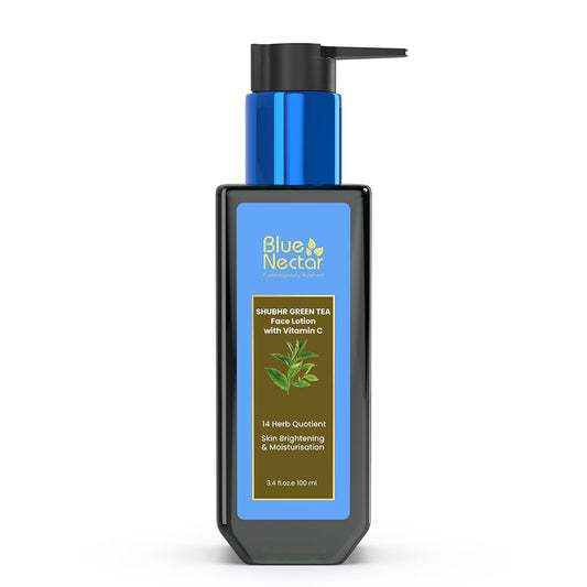 Shubhr Green Tea Face Lotion With Vitamin C & Hyaluronic Acid (14 herbs, 100ml) 100ml