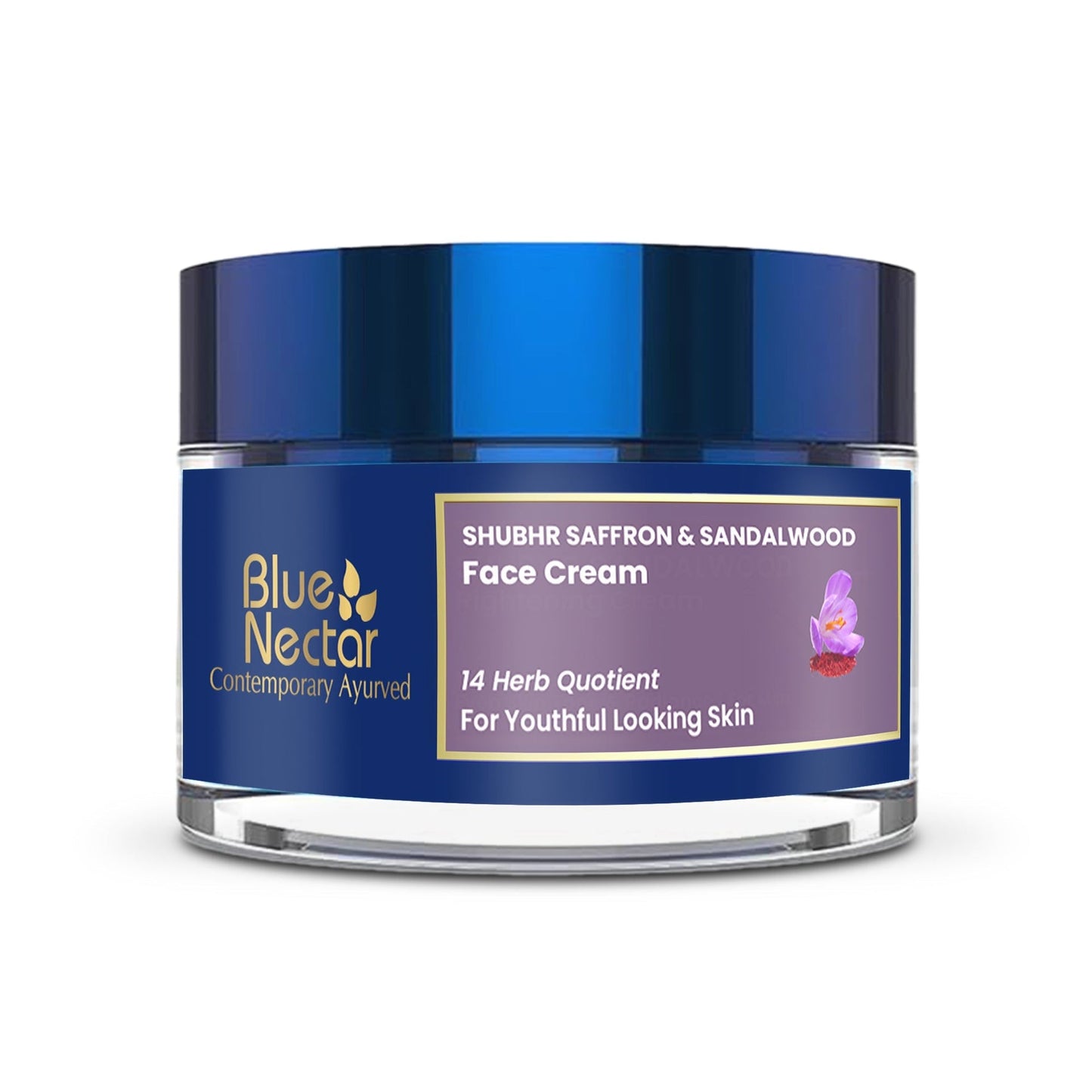 Shubhr Anti Aging Cream for Women for Face with Saffron and Sandalwood (14 herbs, 50g) 50g