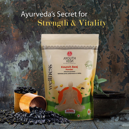 Kaunch Beej Powder | Pure Mucuna pruriens for Energy, Stamina & Vitality | Natural L-DOPA Source for Strength, Muscle Support & Nervous System Balance | Ayurvedic Performance & Wellness Booster | Net Qty: 200g 200g
