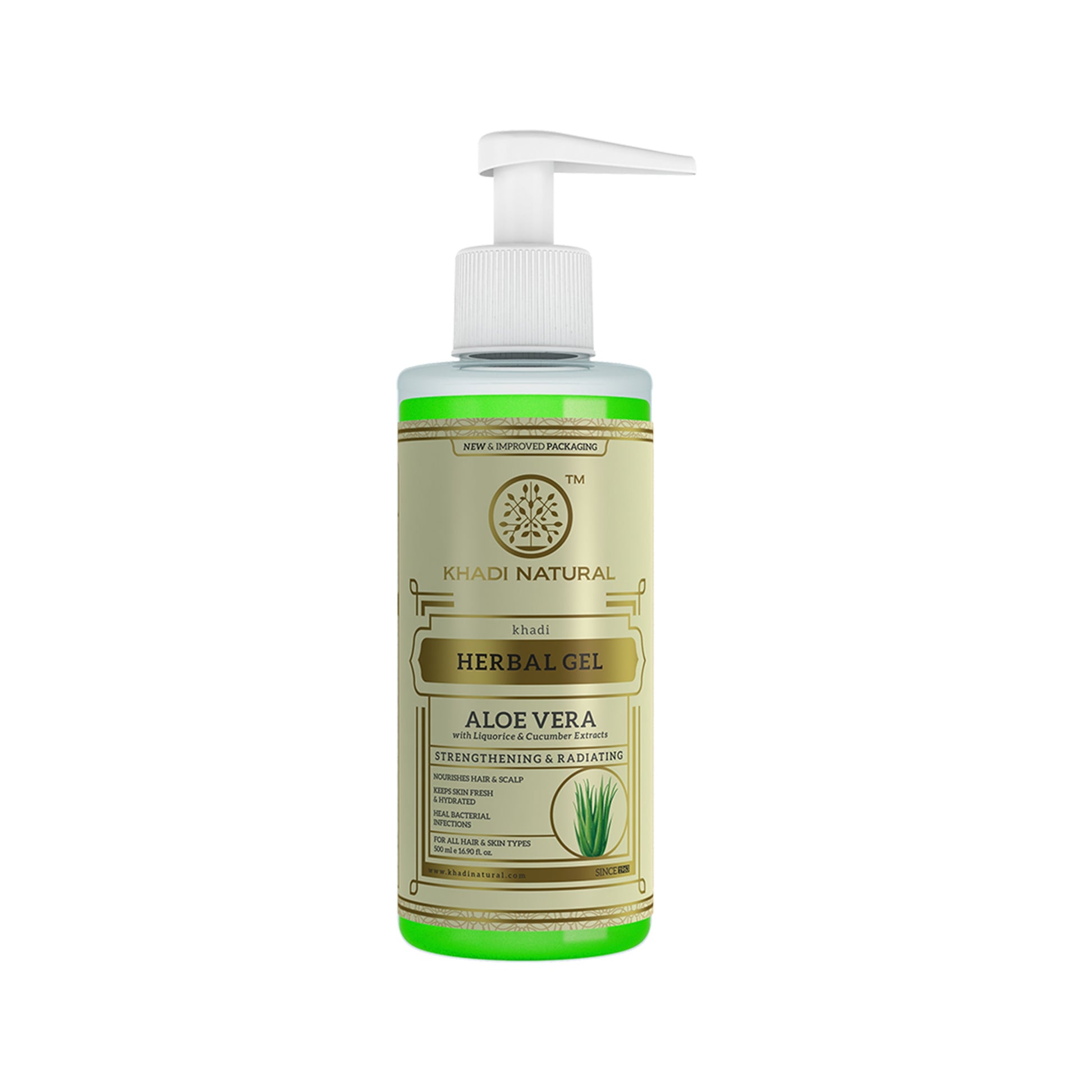 Aloe Vera Gel With Liquorize & Cucumber Extracts 500ml