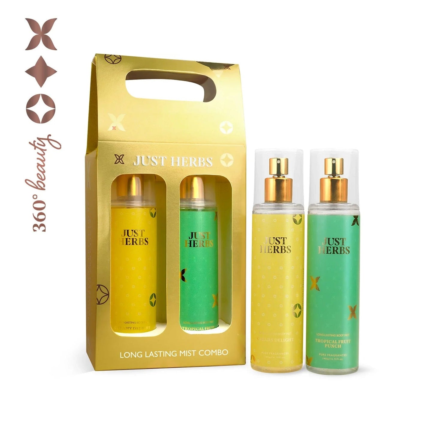 【Just Herbs】 Long Lasting Mist Combo: Signature Style Set｜ロングラスティング ミストコンボ：シグネチャー スタイルセット