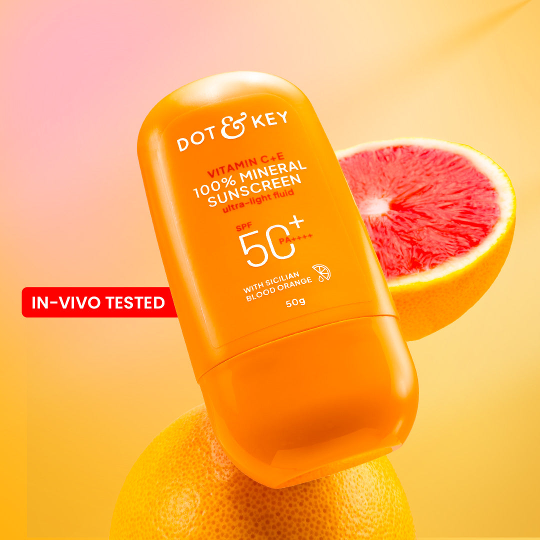 Vitamin C + E 100% Mineral Sunscreen IN-VIVO tested SPF 50+, PA++++ 50g