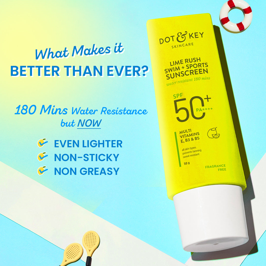 Swim + Sports Sunscreen, In-Vivo Tested SPF 50+ PA++++ 50g