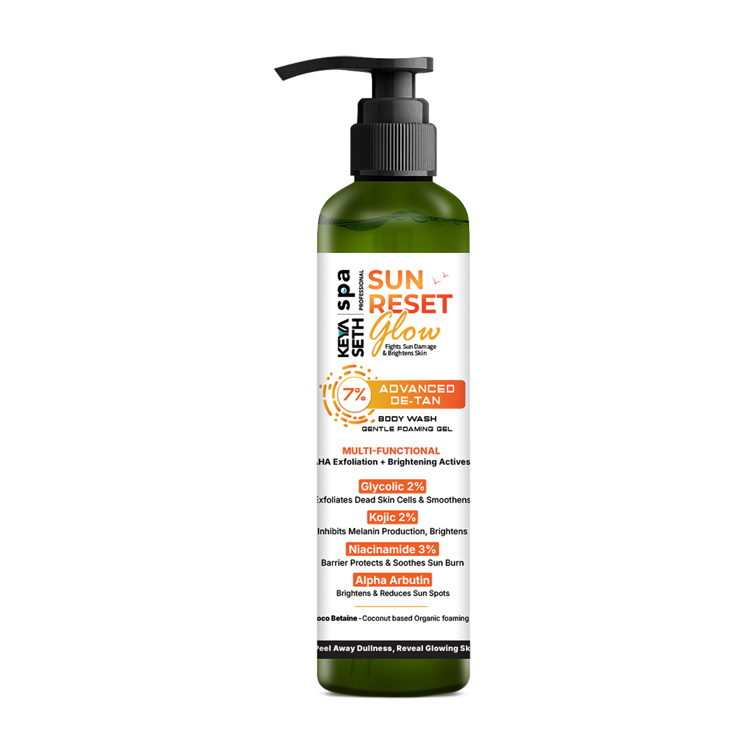【Keya Seth】 Sun Reset Glow 7% Advanced De-Tan Foaming Body Wash Gel｜サンリセットグロウ 7% デタン フォーミング ボディウォッシュジェル｜200ml