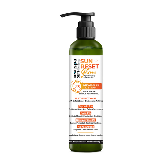 【Keya Seth】 Sun Reset Glow 7% Advanced De-Tan Foaming Body Wash Gel｜サンリセットグロウ 7% デタン フォーミング ボディウォッシュジェル｜200ml