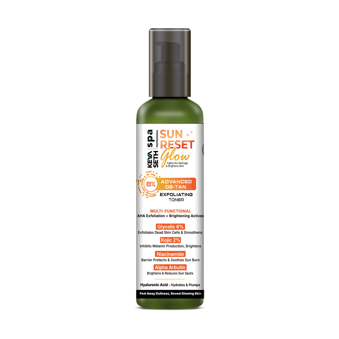 【Keya Seth】 Sun Reset Glow 8% Advanced De-Tan Exfoliating Toner｜サンリセットグロウ 8% デタン エクスフォリエイティング トナー｜120ml