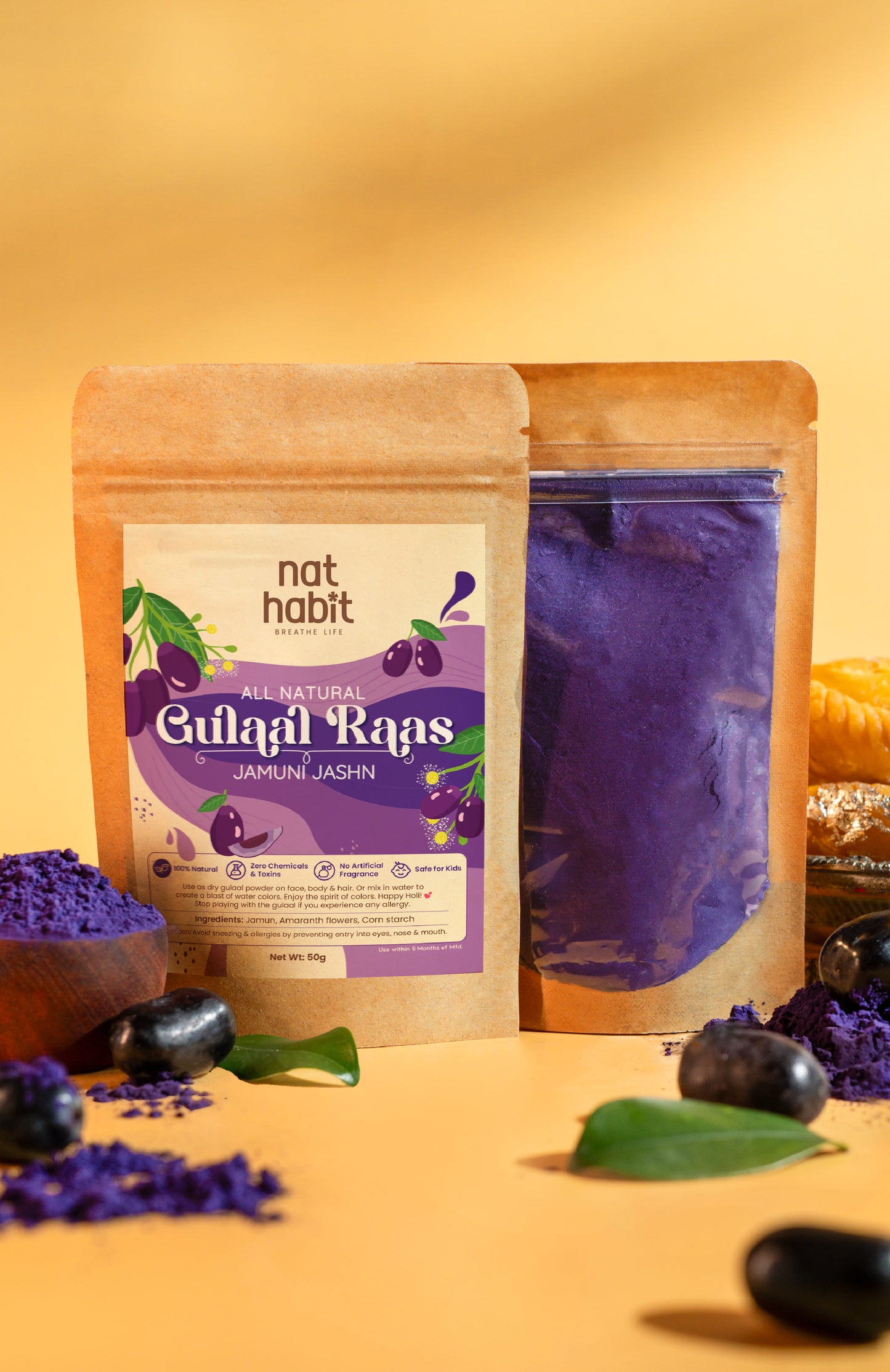 Jamuni Jashn Gulaal Raas 50g × 2