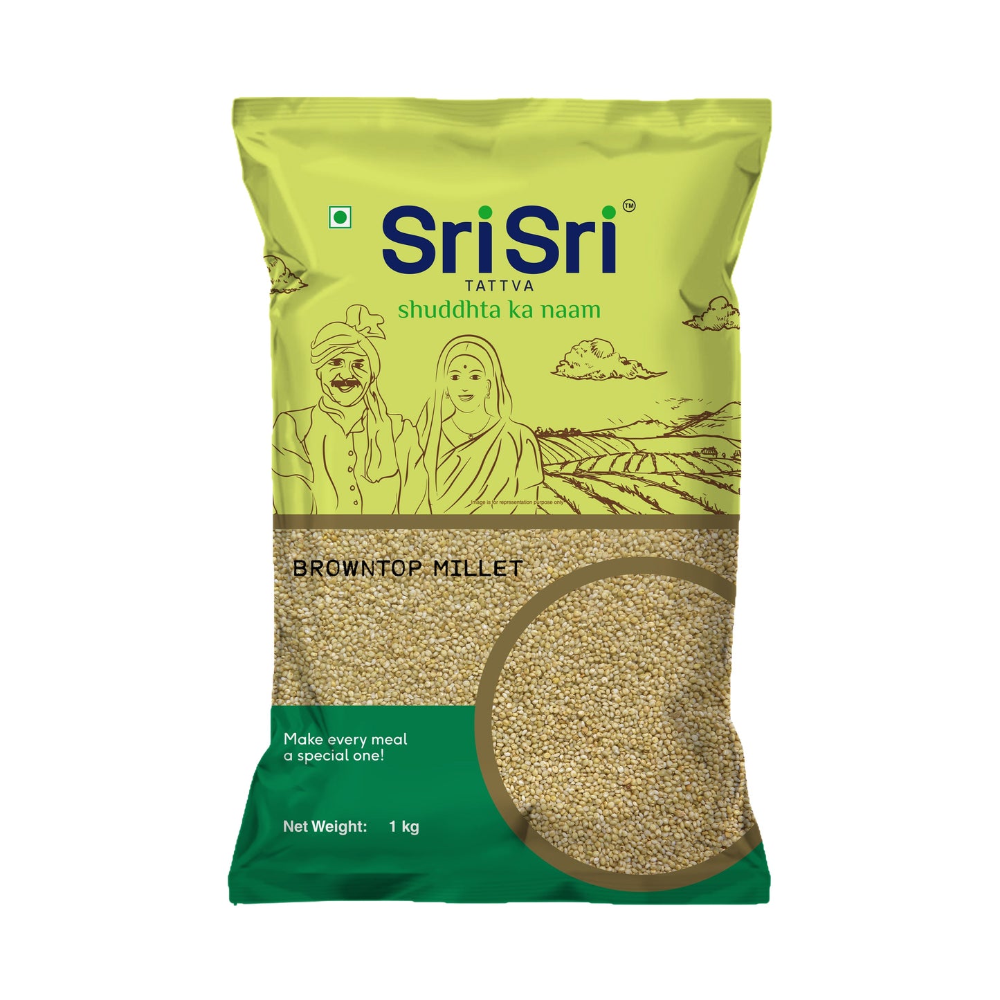 【Sri Sri Tattva】 Brown Top Millet｜ ブラウントップミレット｜ 1kg