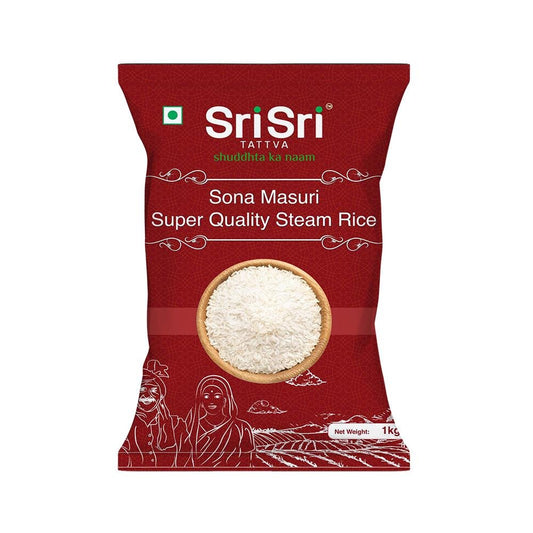 【Sri Sri Tattva】 Sona Masuri Super Quality Steam Rice｜ ソナマスリ スーパークオリティ スチームライス｜ 1kg