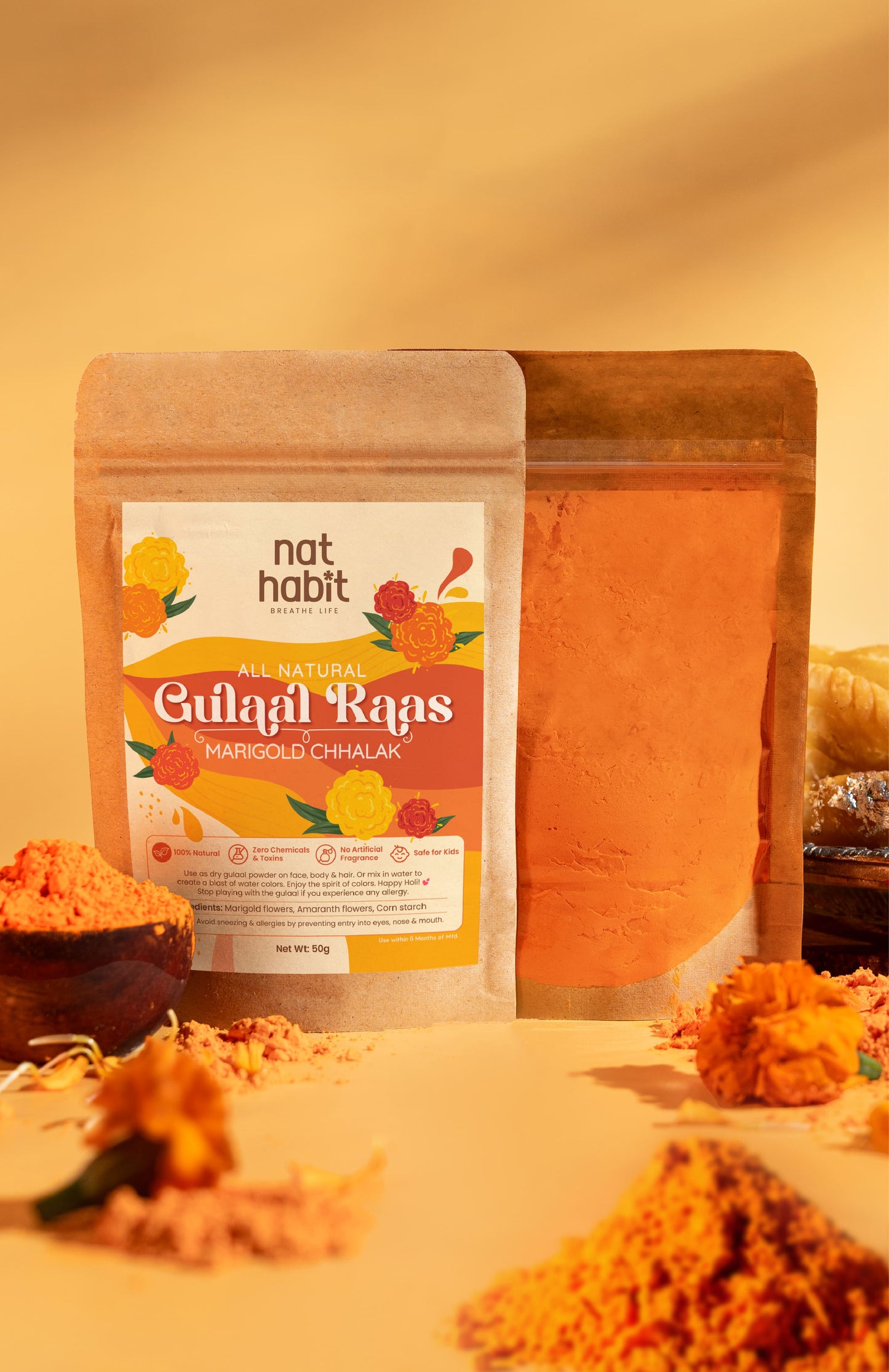 Marigold Chhalak Gulaal Raas Combo Pack of 2