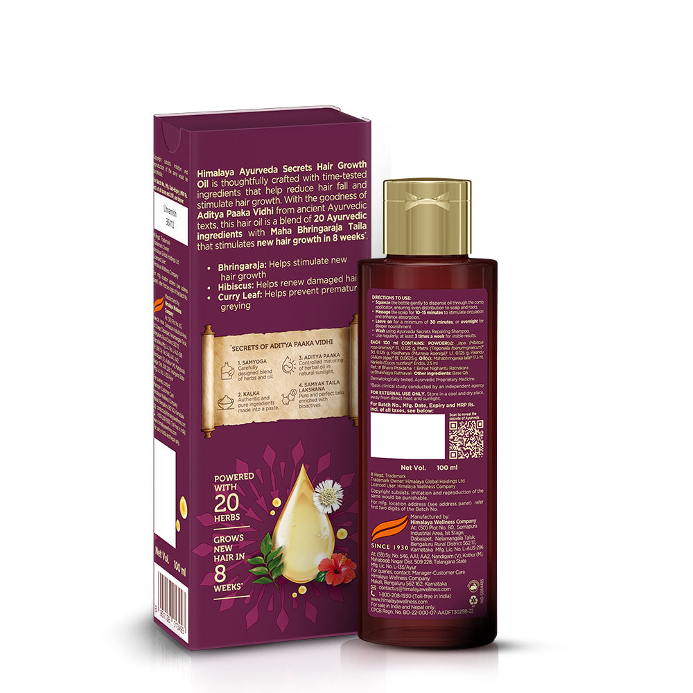 Himalaya Ayurveda Secrets Hair Growth Oil 100ml