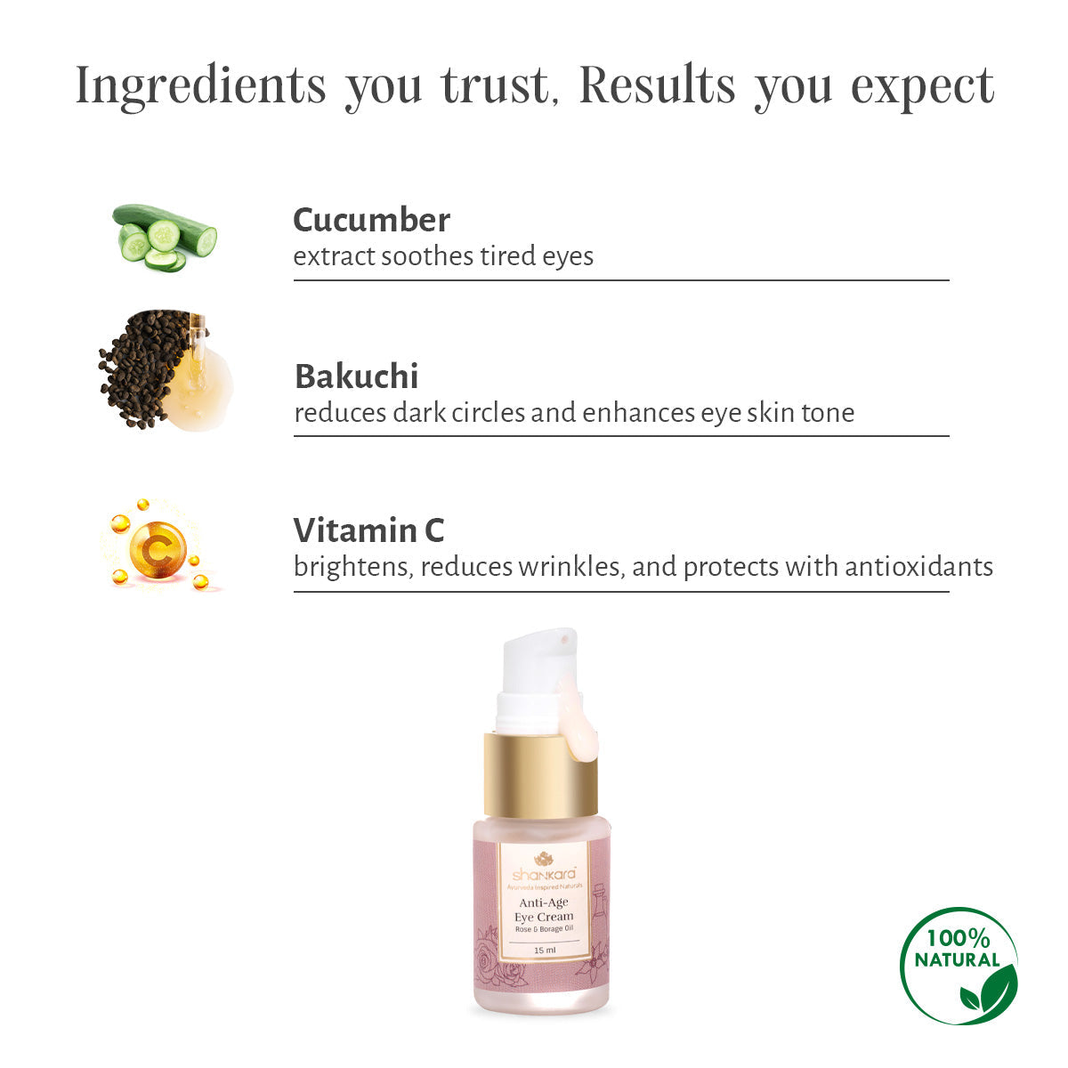 Shankara Anti - Age Eye Cream 15 ml 15ml