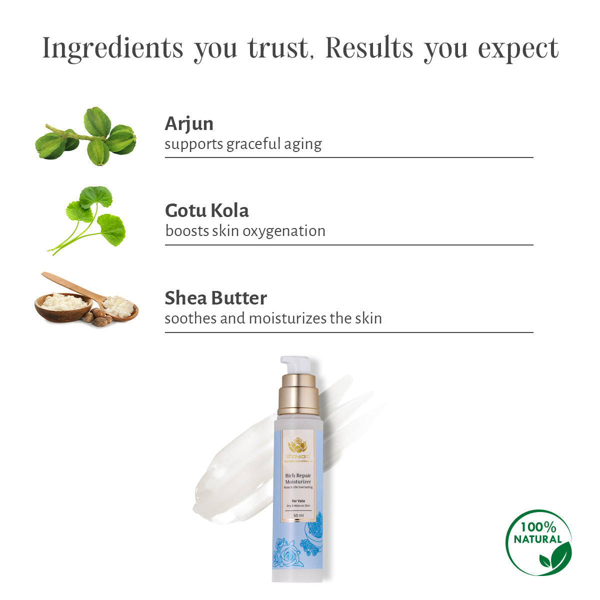 Rich Repair Moisturizer, by Shankara - 50 ml 50ml